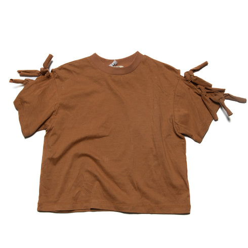 【S/M】袖リボンTシャツ 3524506W